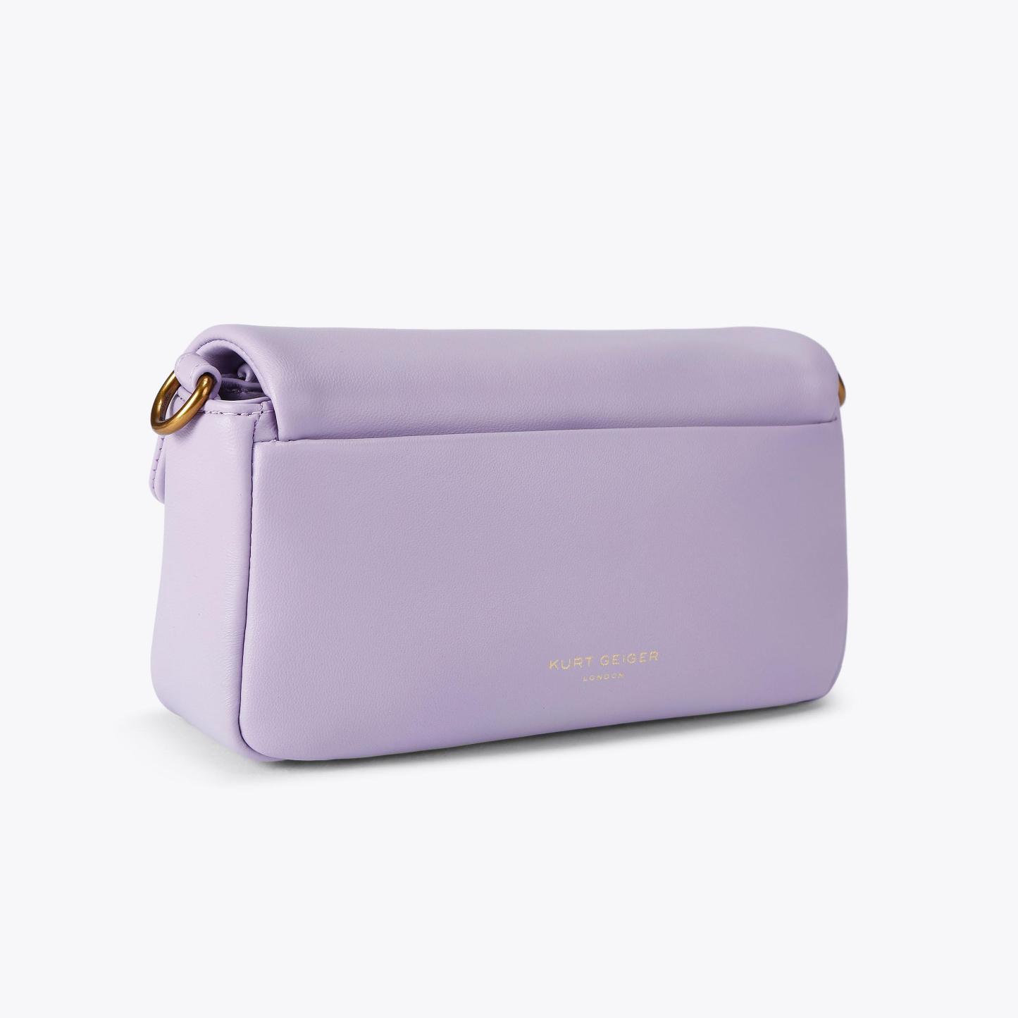 Kurt Geiger London Mini Leather Oxford Bag - Purple - view 4