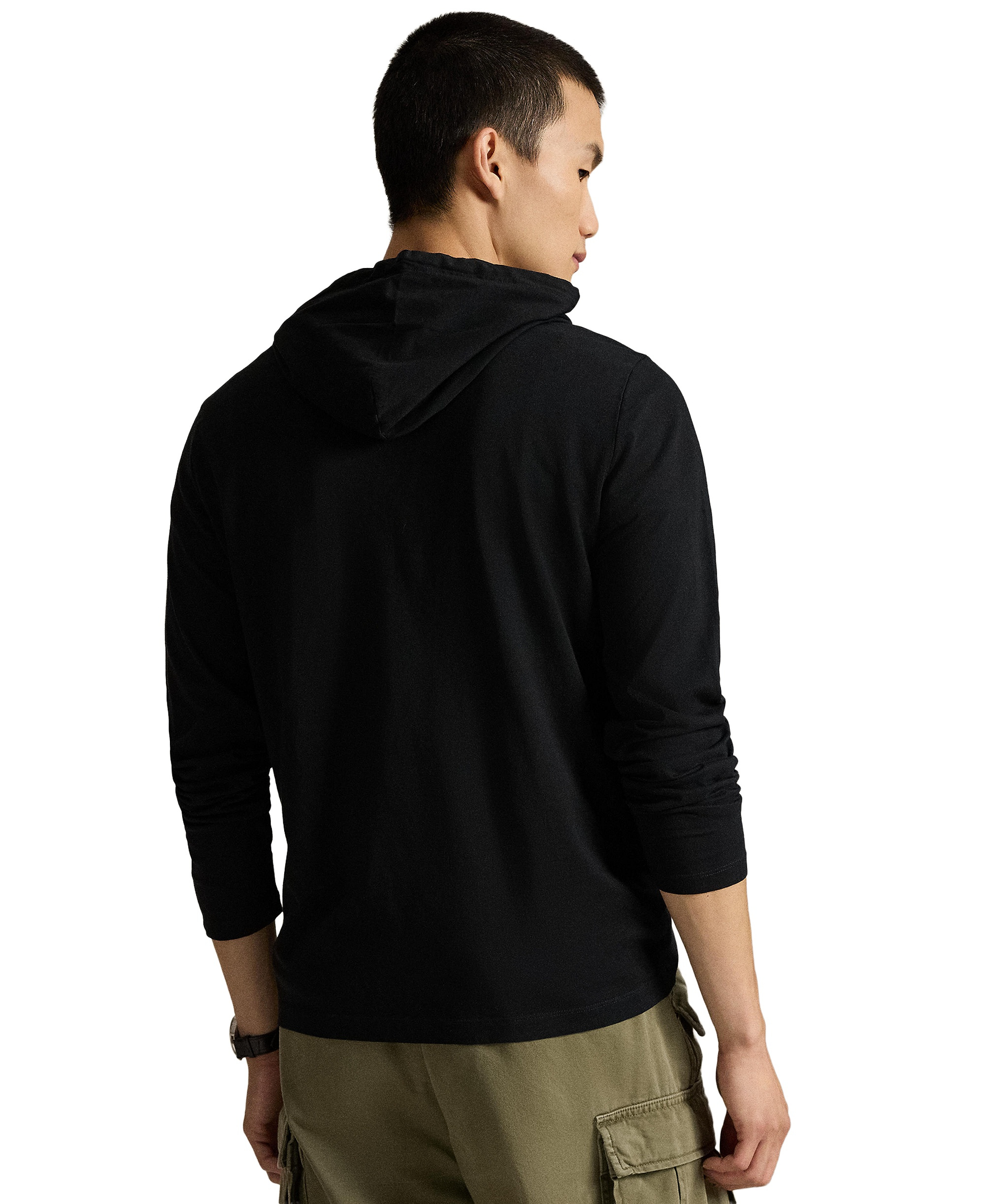 Polo Ralph Lauren Men's Hooded Jersey - Black