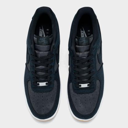 Men's Nithtke Air Force 1 '07 LV8 Casual Shoes - Part 4 - Black/Dark Smoke Grey/Gum Medium Brown/Black - Top view