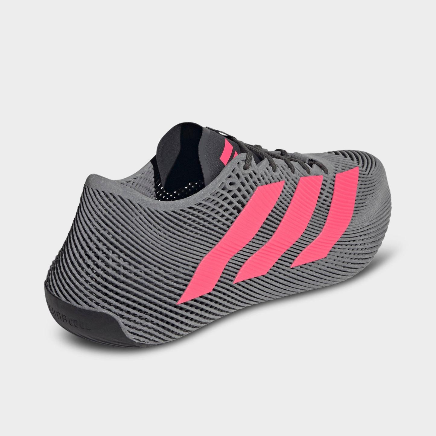 Men's adidas Climacool Laced Casual Shoes - Grey/Solar Turbo/Grey - Back view