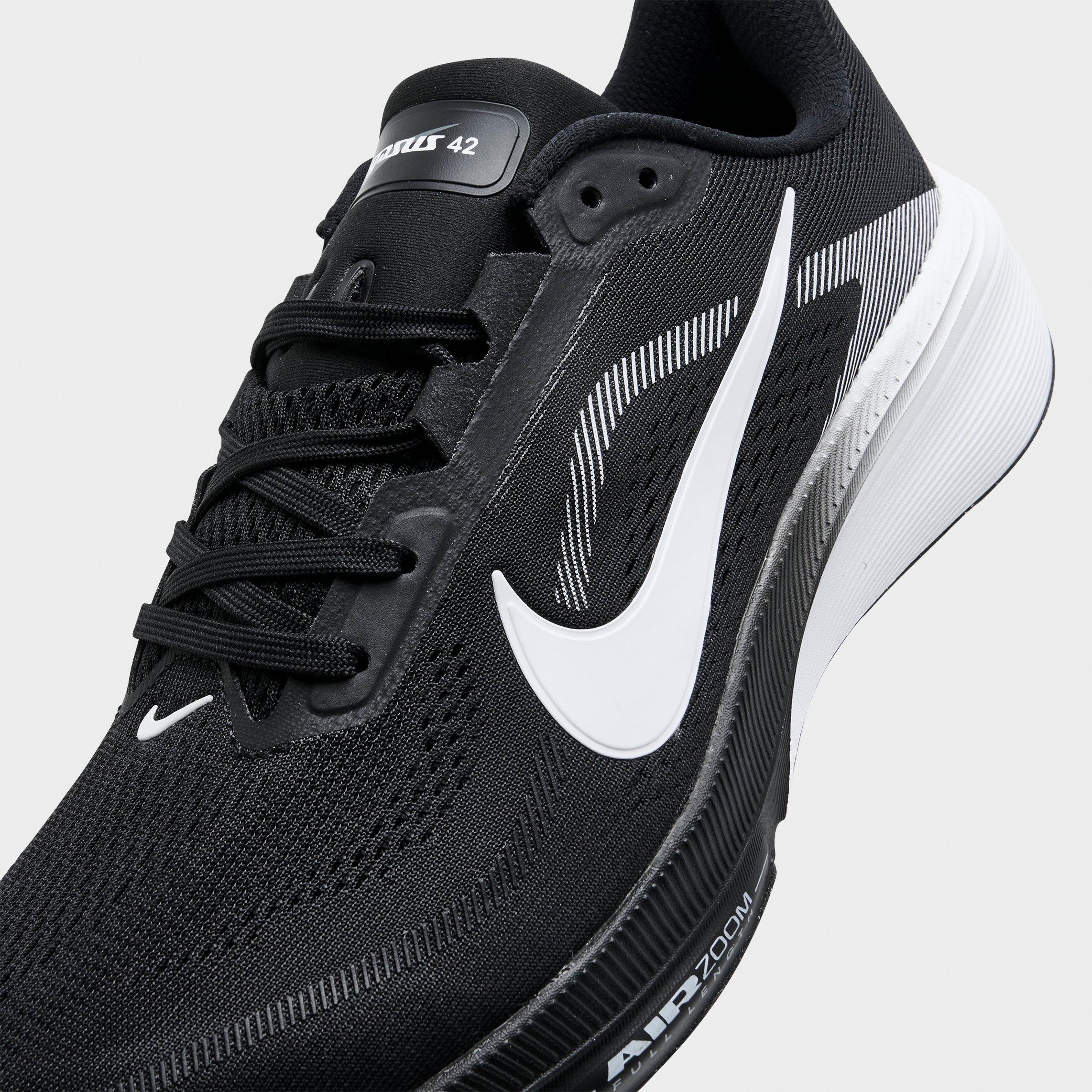Men's Nithtke Pegasus 42 Running Shoes - Part 1 - Black/Photon Dust/White - Detail shot