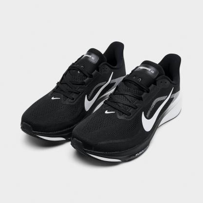 Men's Nithtke Pegasus 42 Running Shoes - Part 1 - Black/Photon Dust/White - Both shoes facing left