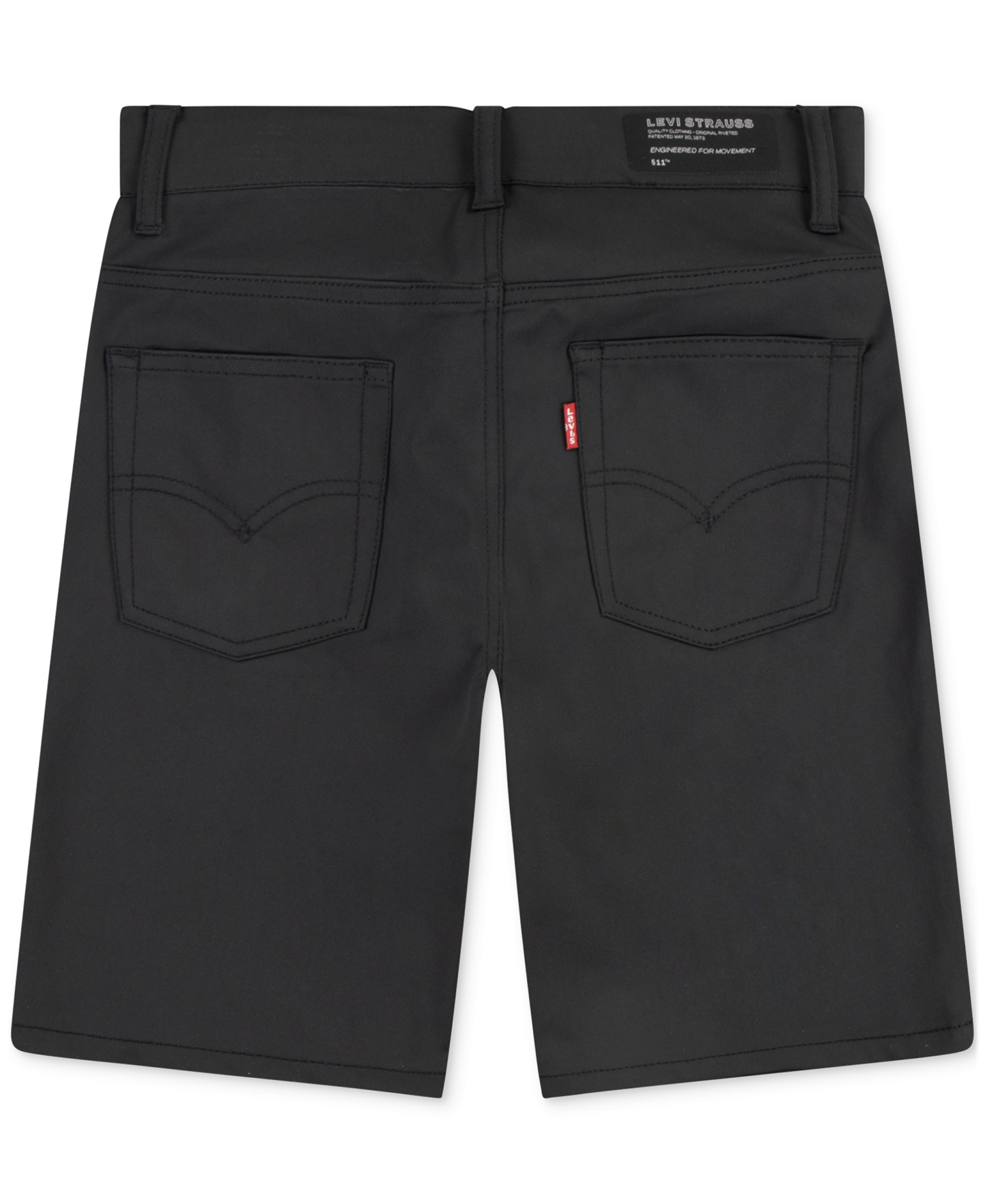 Levi's Boys' 8-20 Slim-Fit Performance Stretch Shorts - Jet Black