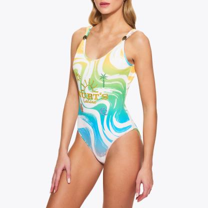 Kurt Geiger London Kurt Cabana Swimsuit - Multi Colored - view 2