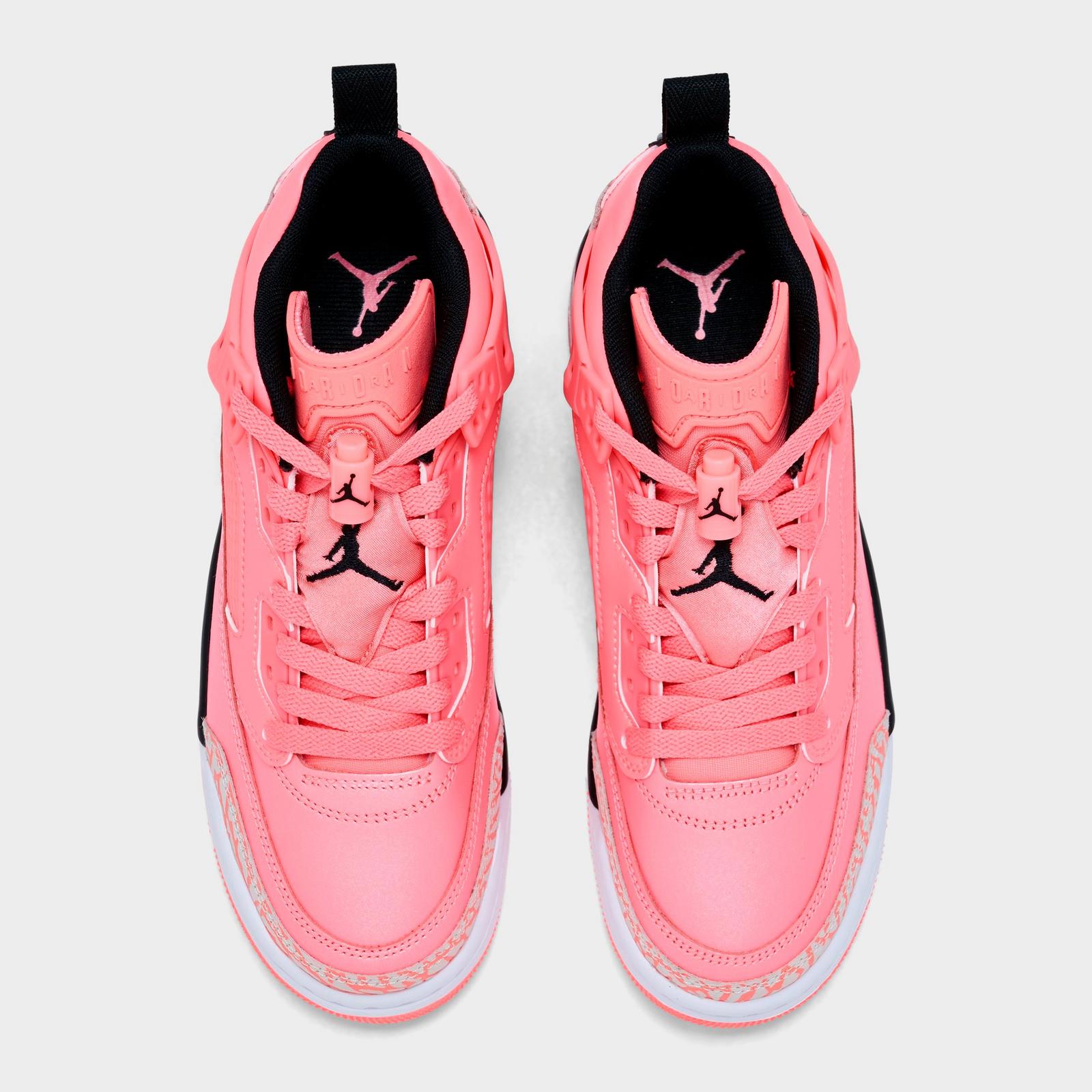 Girls' Big Kids' Jordan Spizike Low Casual Shoes - Pink Gaze/White/Black/Pink Gaze - view 5
