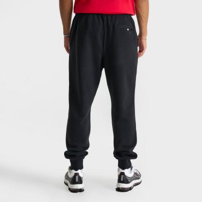 Men's Nike Club Fleece Premium Jogger Pants - Black/Black/White