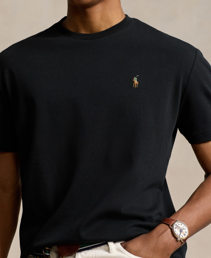 Polo Ralph Lauren Men's Custom Slim-Fit Soft Cotton T-Shirt - Polo Black