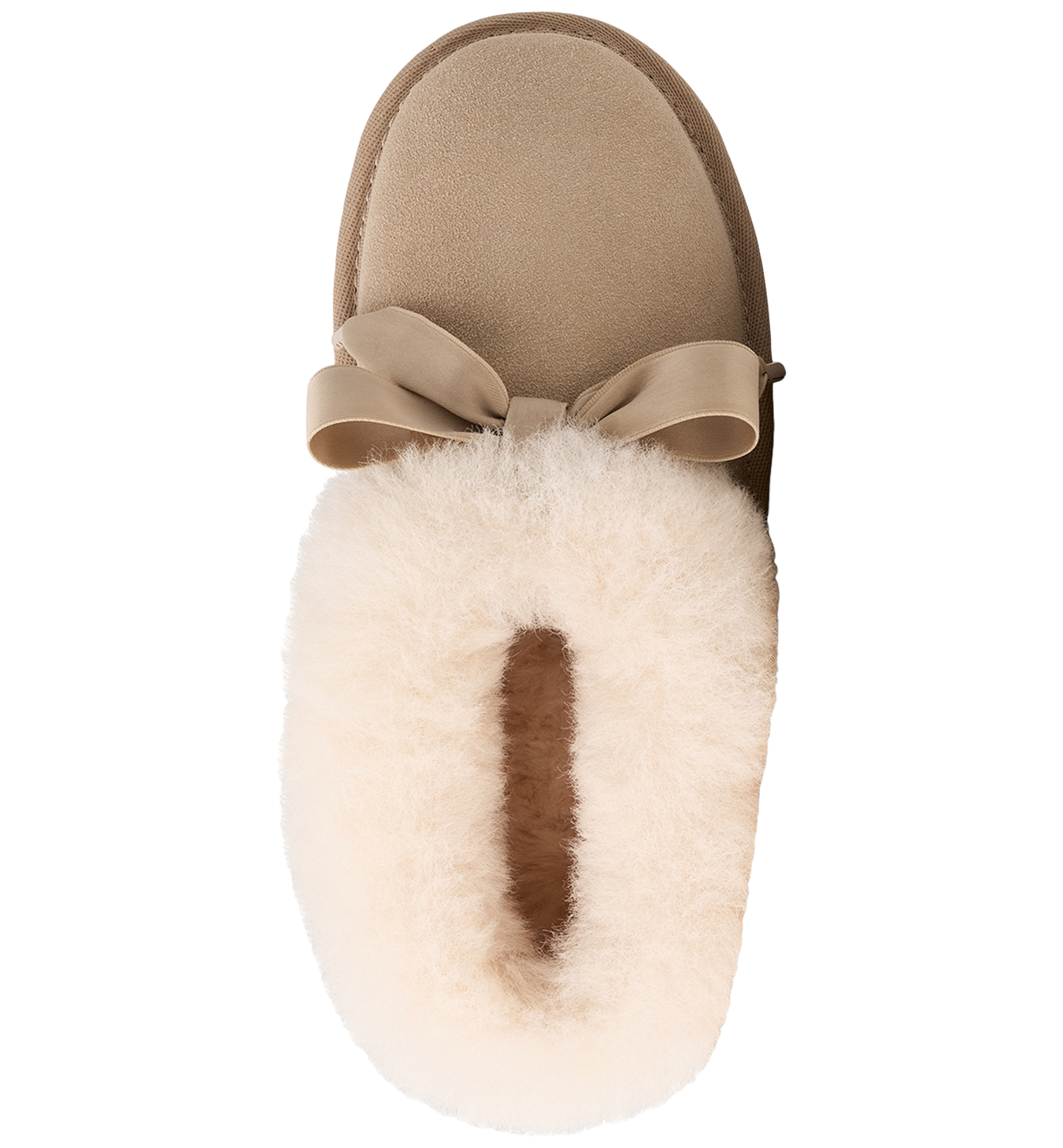 UGG® Kids' Bailey Bow Round Toe Slippers - Sand