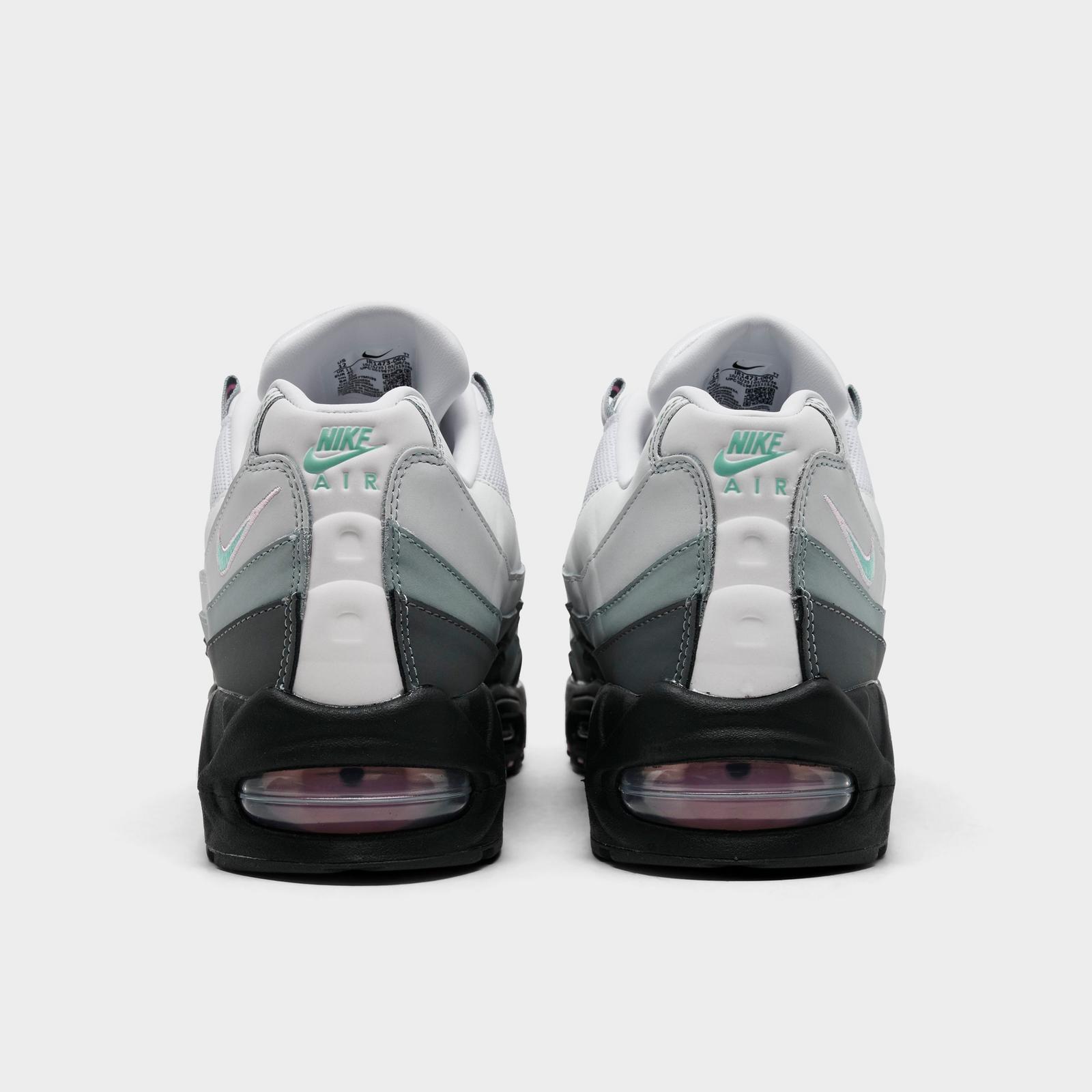 Men's Nike Air Max 95 Big Bubble Casual Shoes - Anthracite/Pink Foam/Hyper Turquoise/White/Smoke Grey/Light Pumice