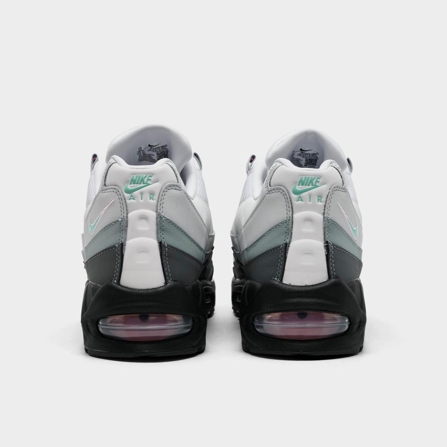 Men's Nike Air Max 95 Big Bubble Casual Shoes - Anthracite/Pink Foam/Hyper Turquoise/White/Smoke Grey/Light Pumice