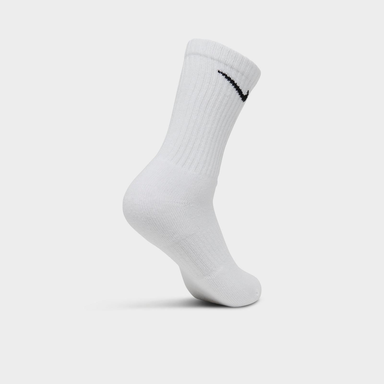 Nike Everyday Cushioned Training Crew Socks (3-Pack) - White/Black (SX7664-100)