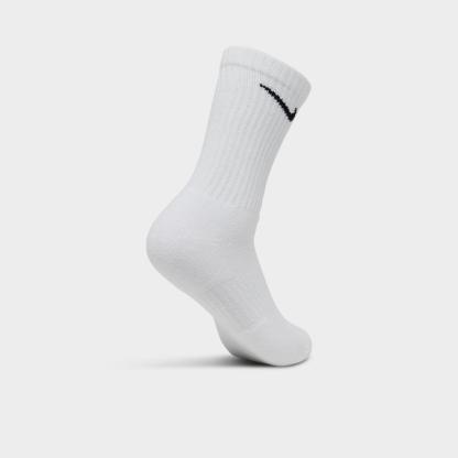 Nike Everyday Cushioned Training Crew Socks (3-Pack) - White/Black (SX7664-100)