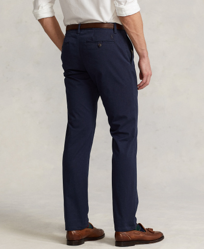 Polo Ralph Lauren Men's Straight-Fit Stretch Chino Pants - Ink