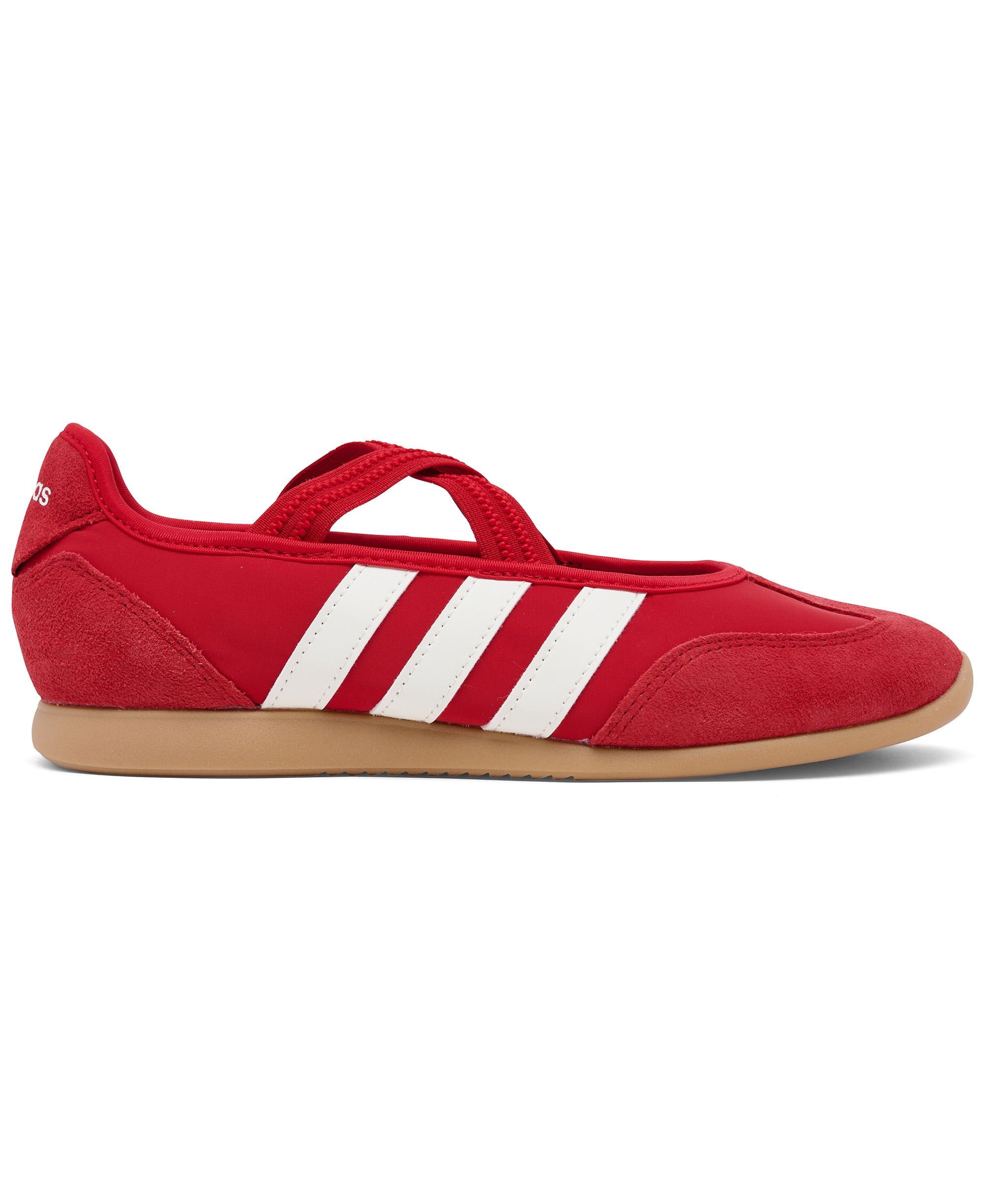 adidas Women's Barreda Mary Jane Sneakers from Finish Line - Scarlet, Off White