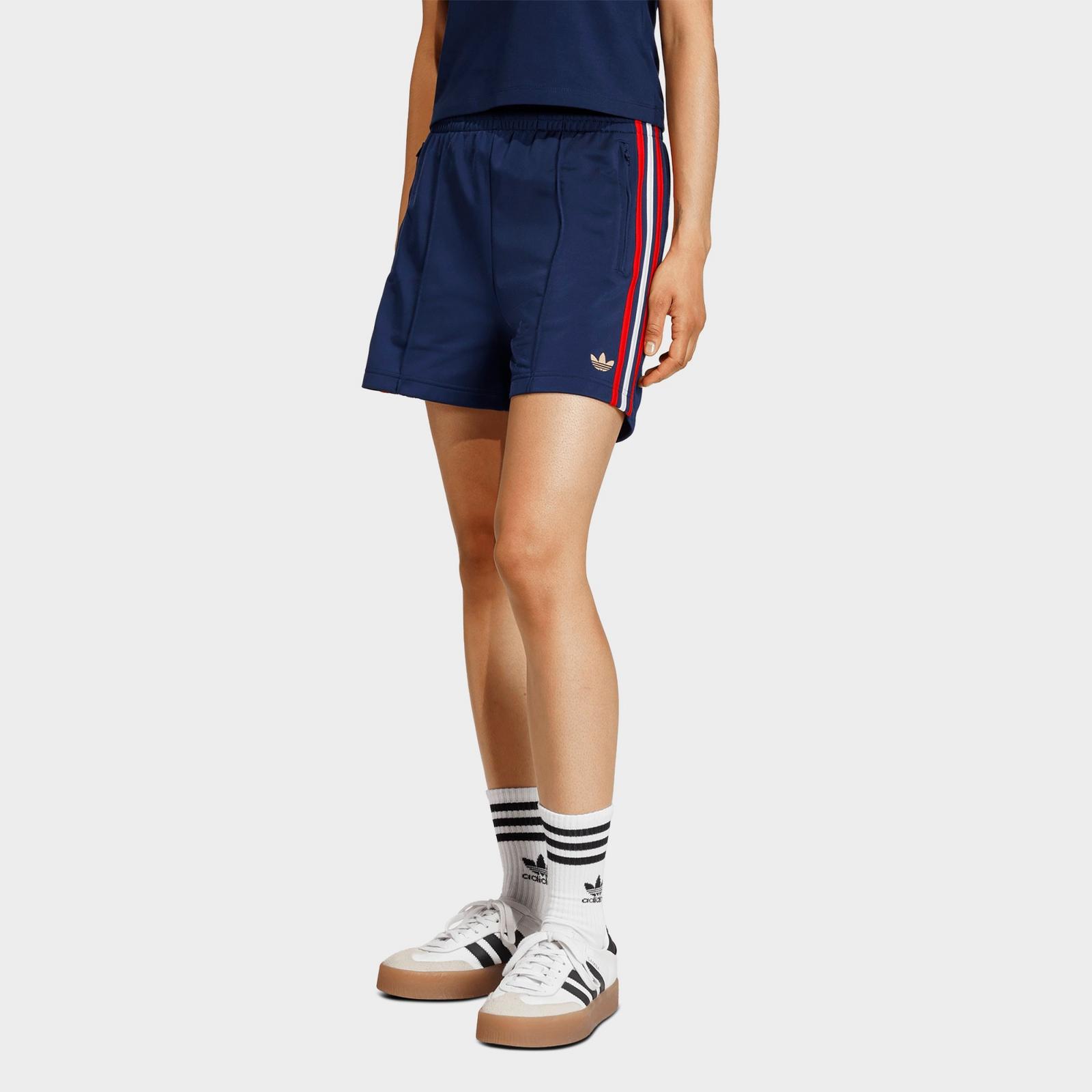 Women's adidas Originals Firebird Classic Shorts - Night Indigo/Better Scarlet/White - view 1
