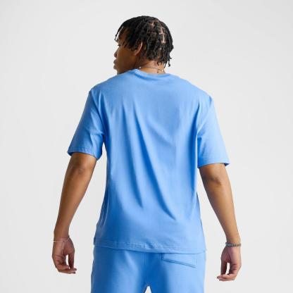 Men's Jordan Brooklyn Swoosh Logo T-Shirt - University Blue/White - view 4