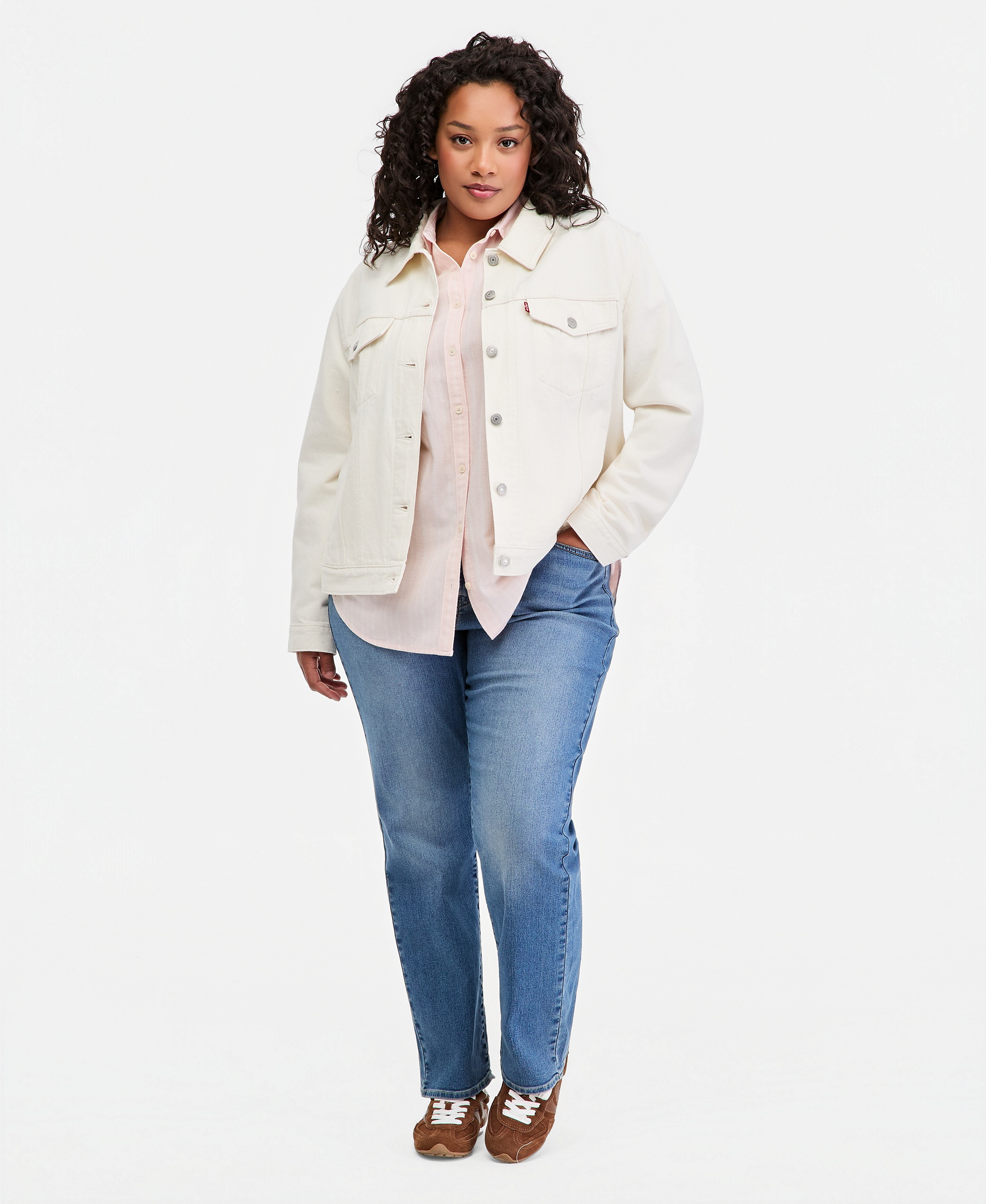 Levi's Women's Original Cotton Denim Trucker Jacket - Blank Impact