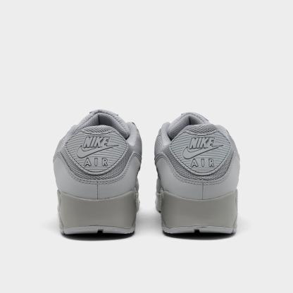 Men's Nithtke Air Max 90 Casual Shoes - Part 1 - Wolf Grey/Black/White/Black - Back view