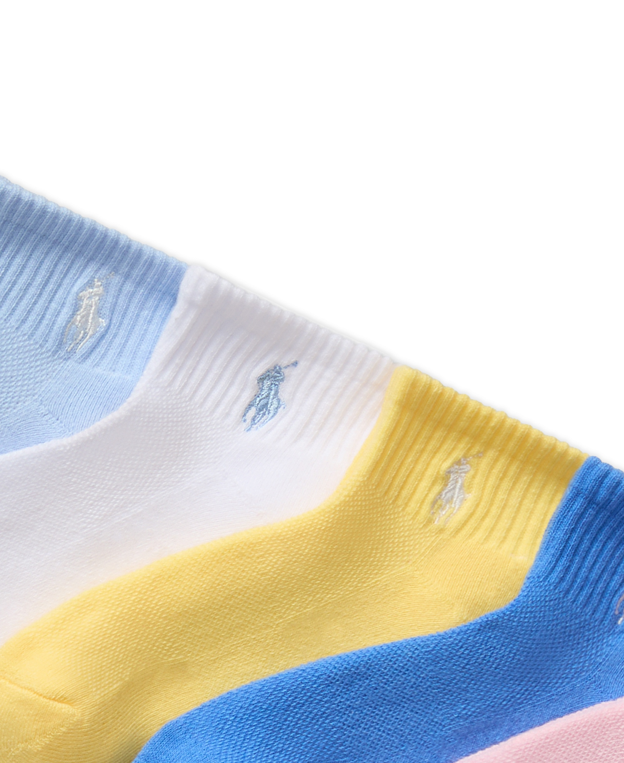Polo Ralph Lauren Girls' 4-11 Sport Quarter Socks, 6-Pack - Open