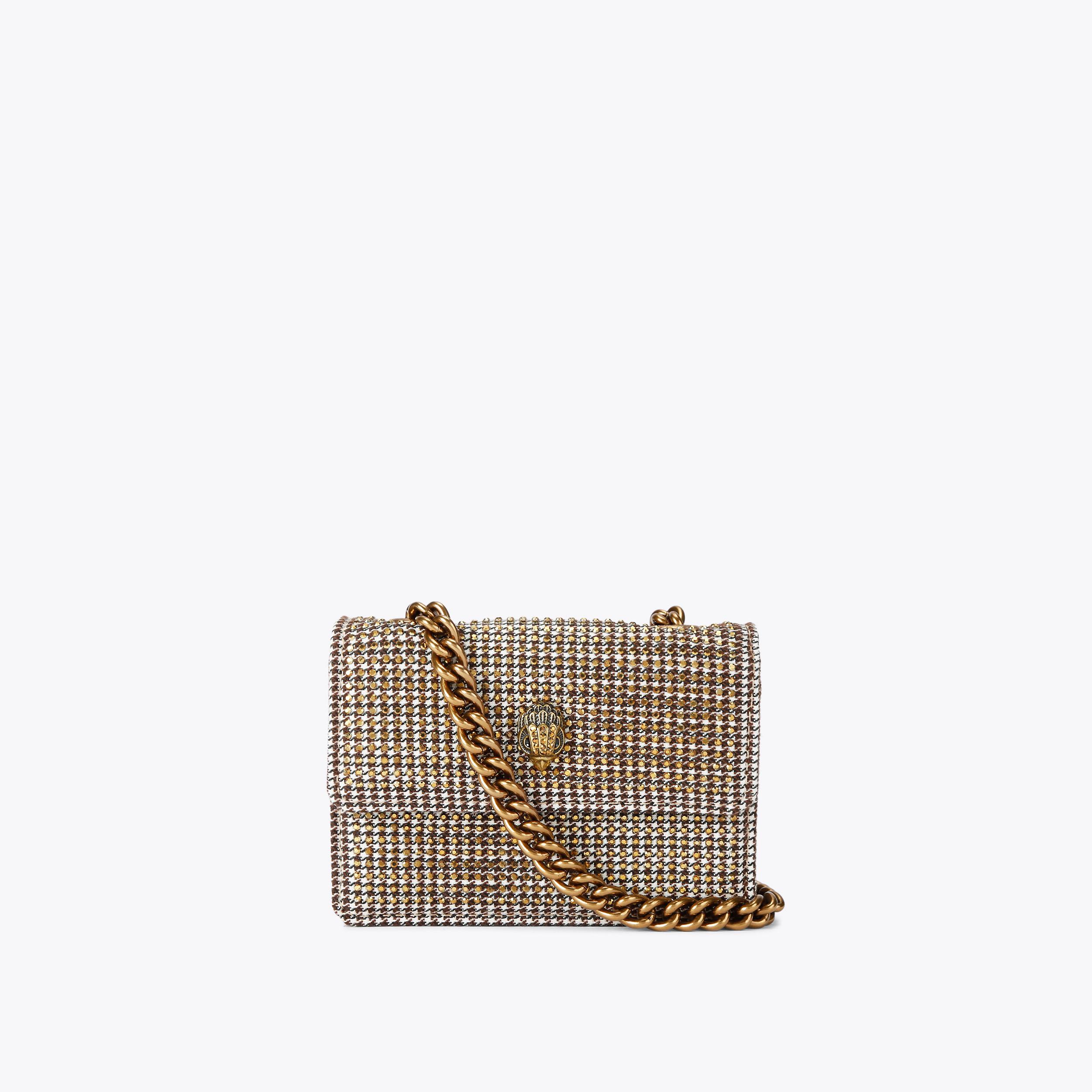 Kurt Geiger London Micro Kensington Bag - Beige