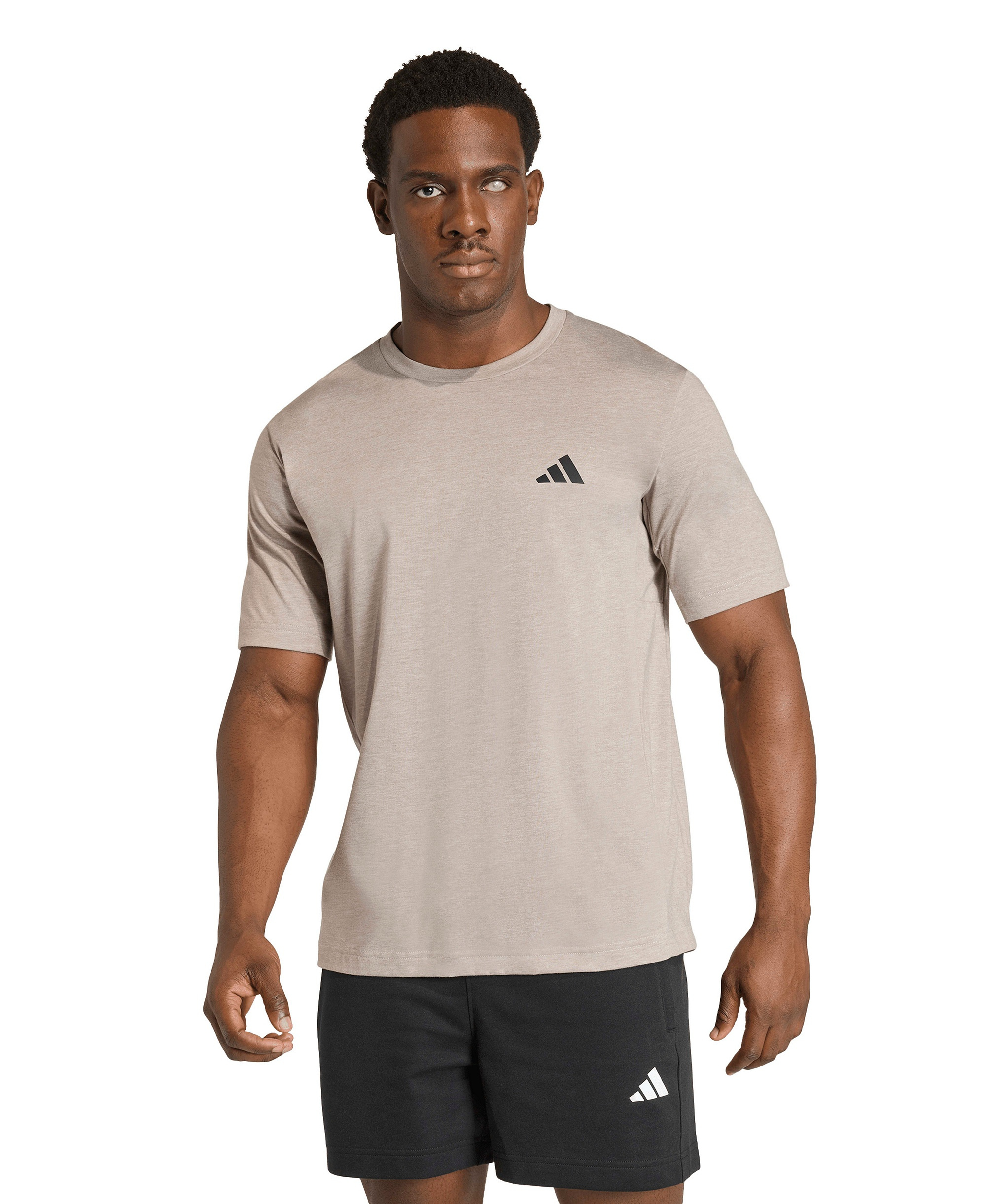 adidas Men's Workout Essentials Crewneck T-Shirt - Medium Grey Heather