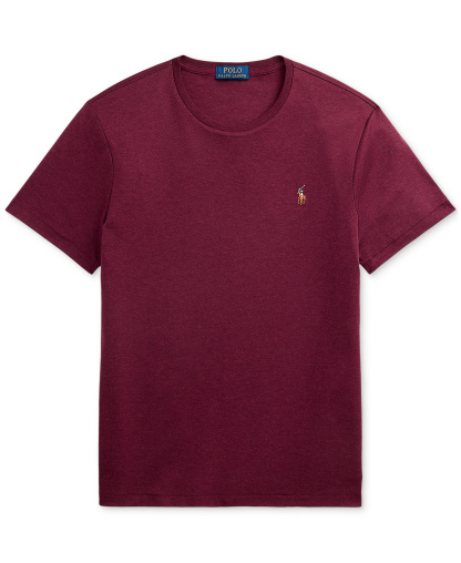 Polo Ralph Lauren Men's Custom Slim-Fit Soft Cotton T-Shirt - Spring Wine Heather