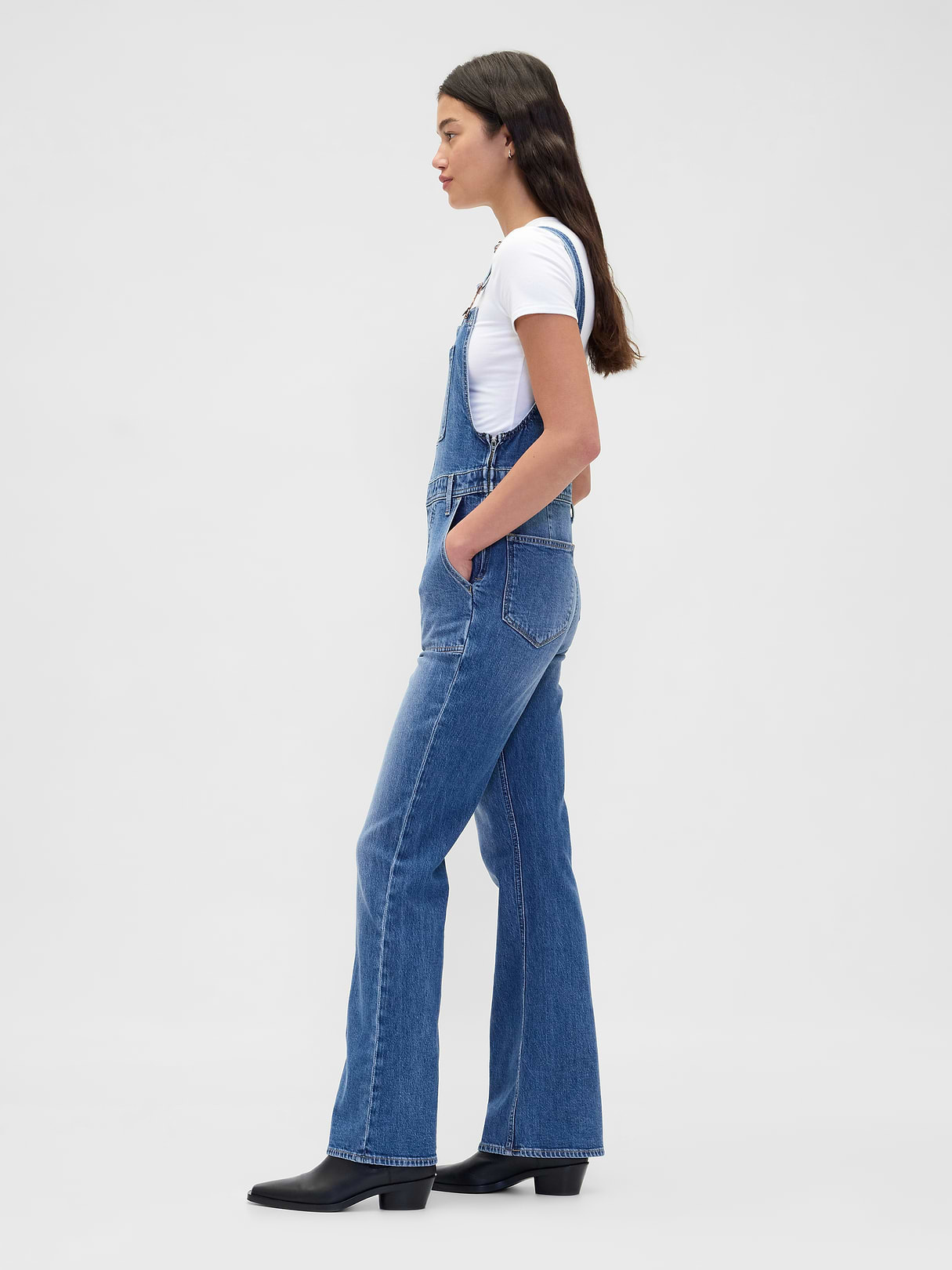 Long & Lean Overalls - Medium indigo