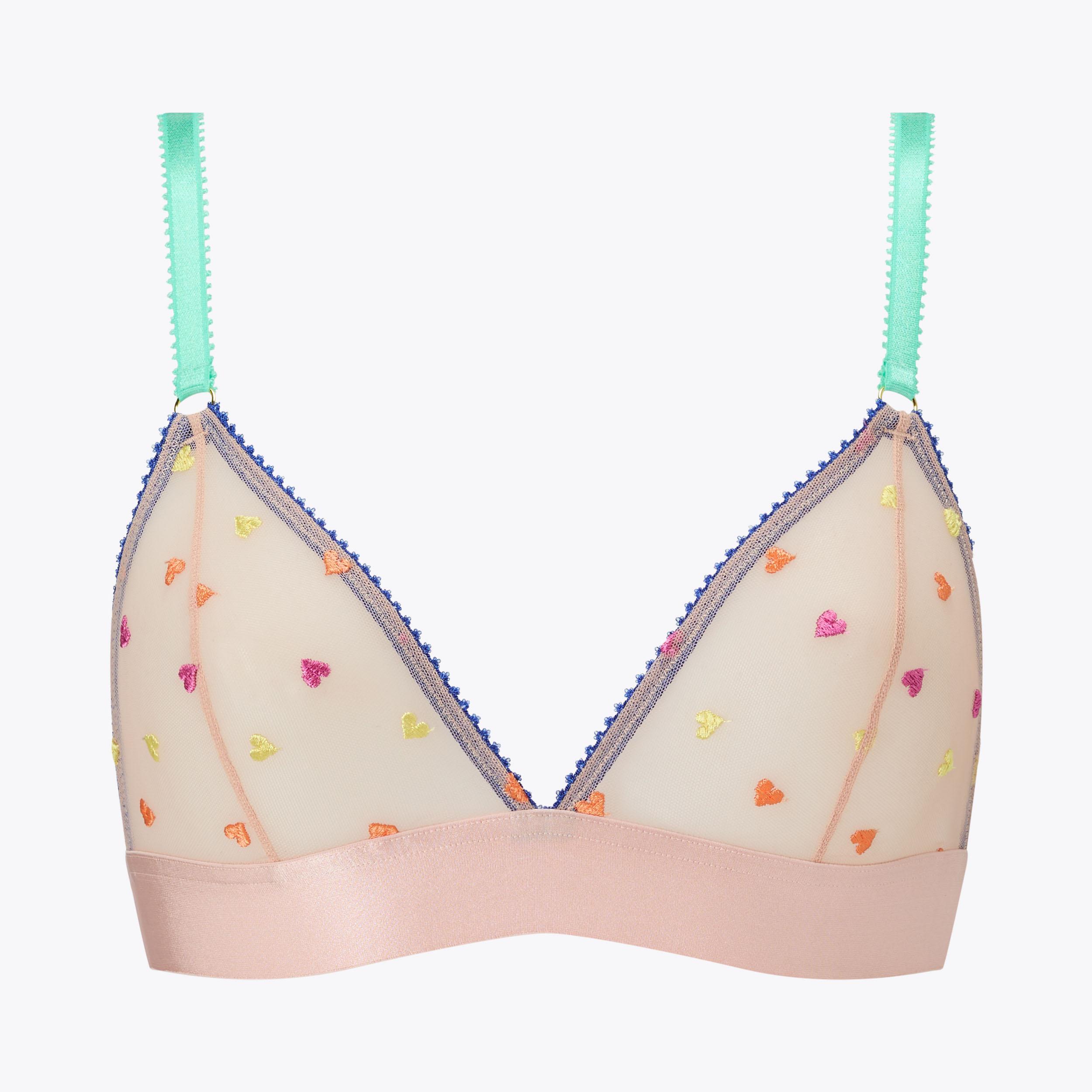 Kurt Geiger London Dora Larsen Triangle Bralette - Beige