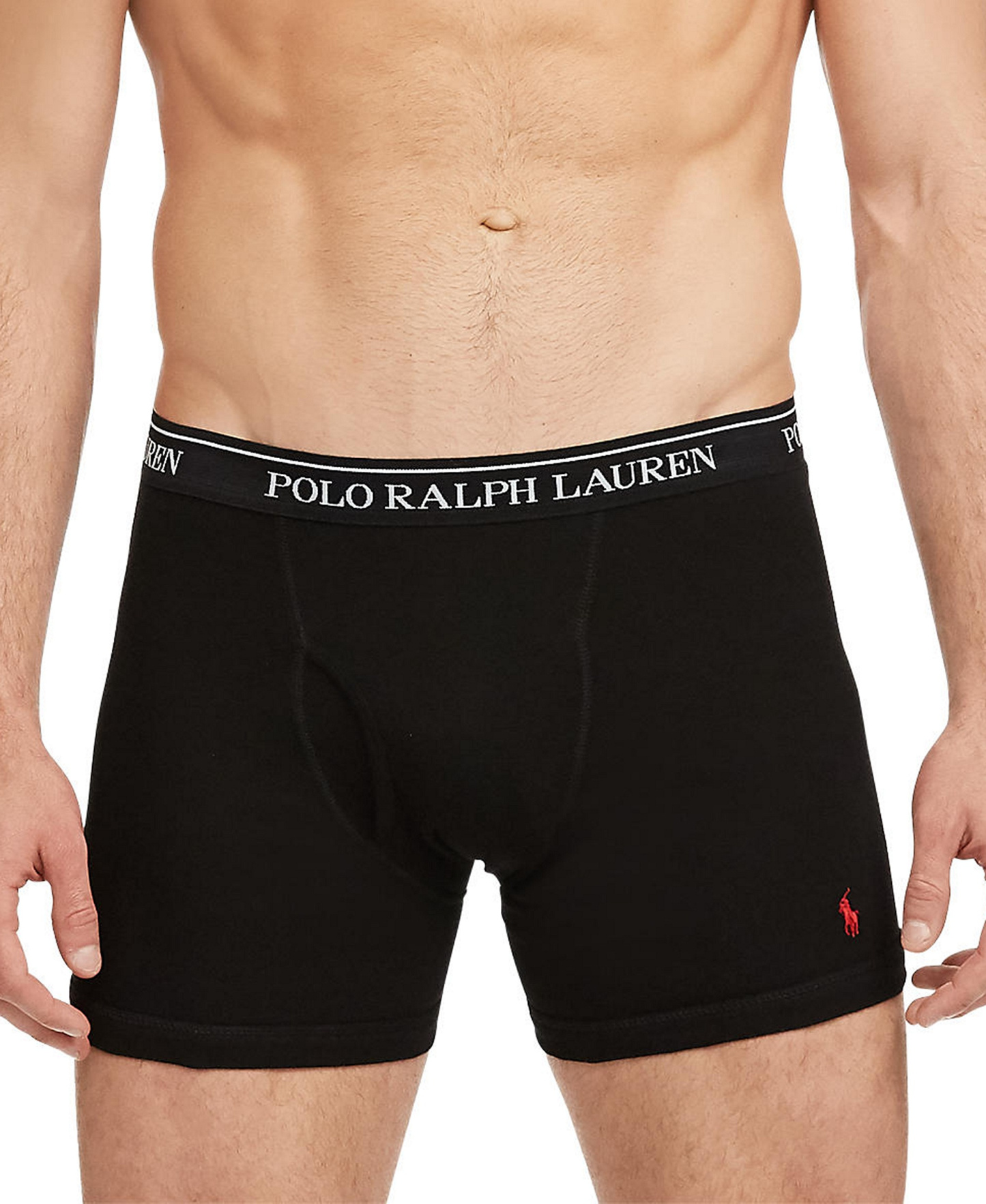 Polo Ralph Lauren Men's 5-Pack Classic Cotton Boxer Briefs - Andover / Red / Polo Black