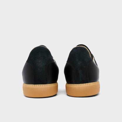 Men's adidas Originals BW Army Casual Shoes - Black/Black/Gum - Back view