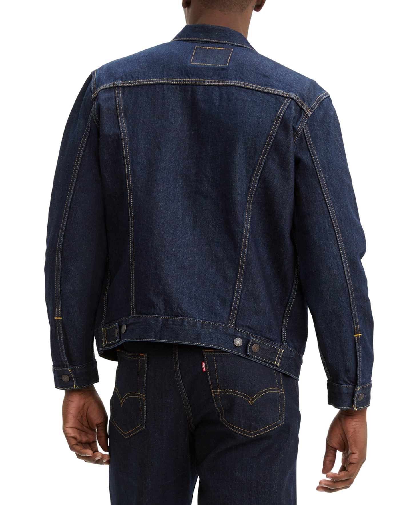 Levi's Men's Regular-Fit Non-Stretch Denim Trucker Jacket - Rinse