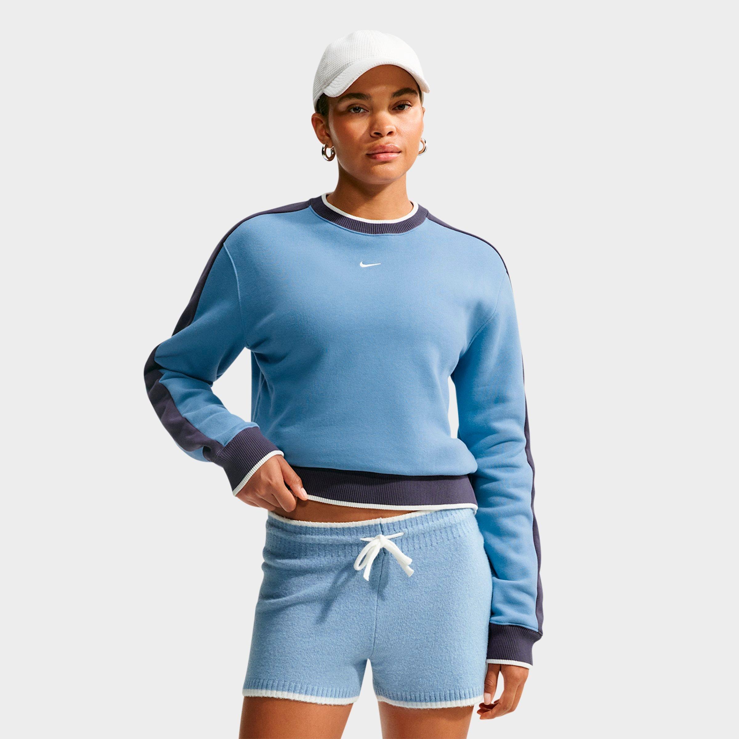 Women's Nithtke Studio Fleece Medium Weight Crewneck Sweatshirt - Work Blue/Gridiron/Sail