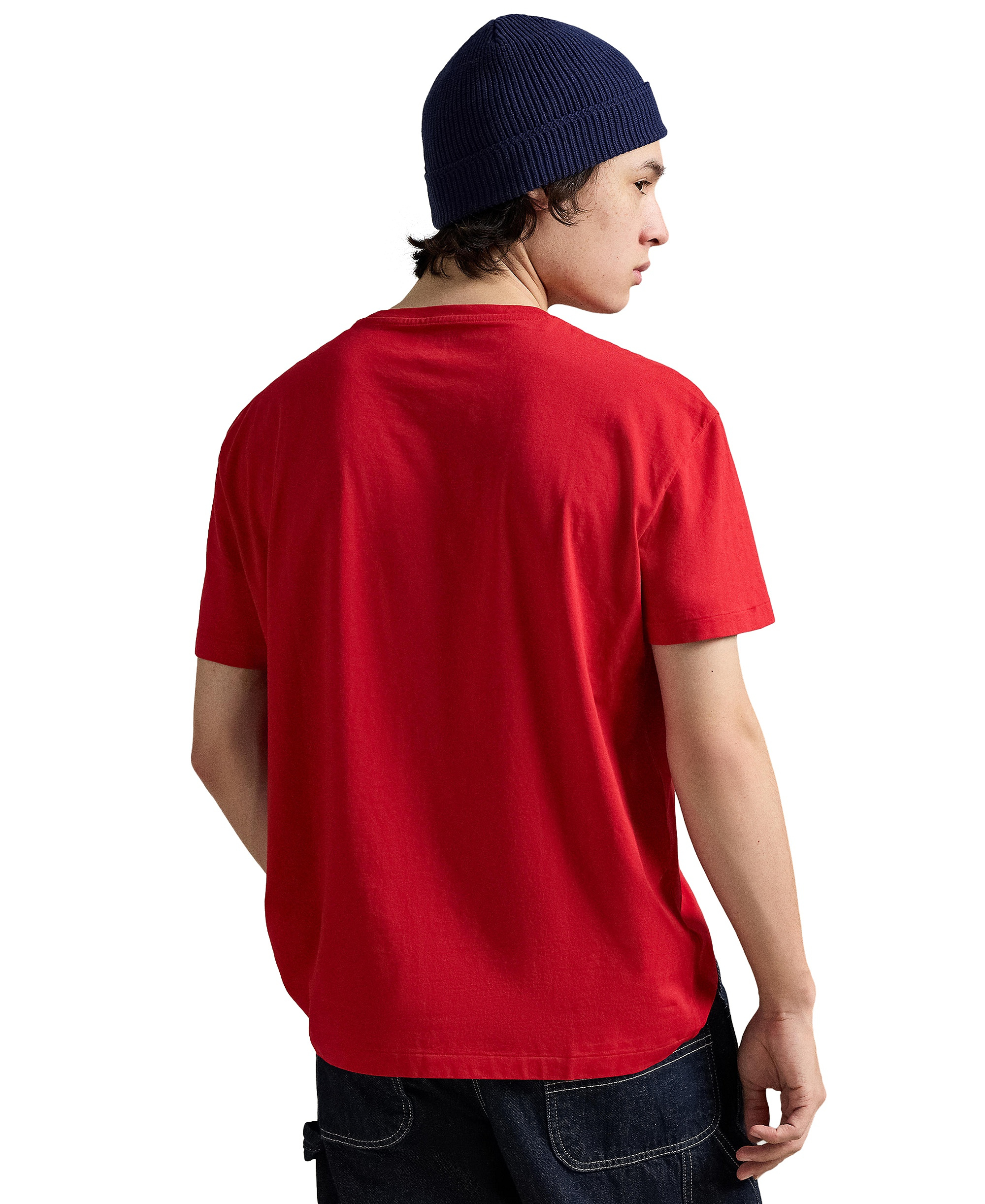 Polo Ralph Lauren Men's Classic-Fit Crewneck Pocket T-Shirt - Derby Blue Heather