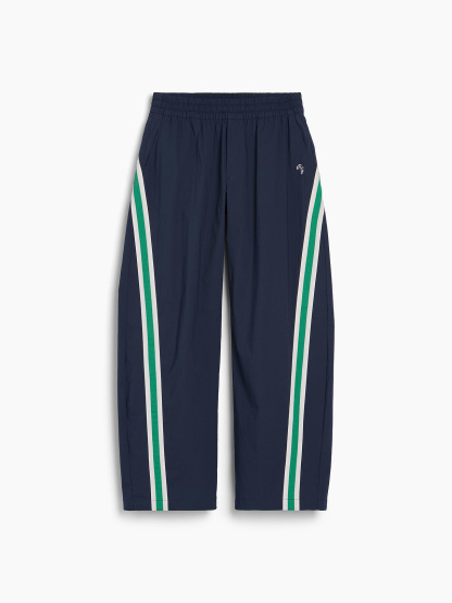 Gap × Malbon Textured Poplin Barrel Track Pants - Vintage navy