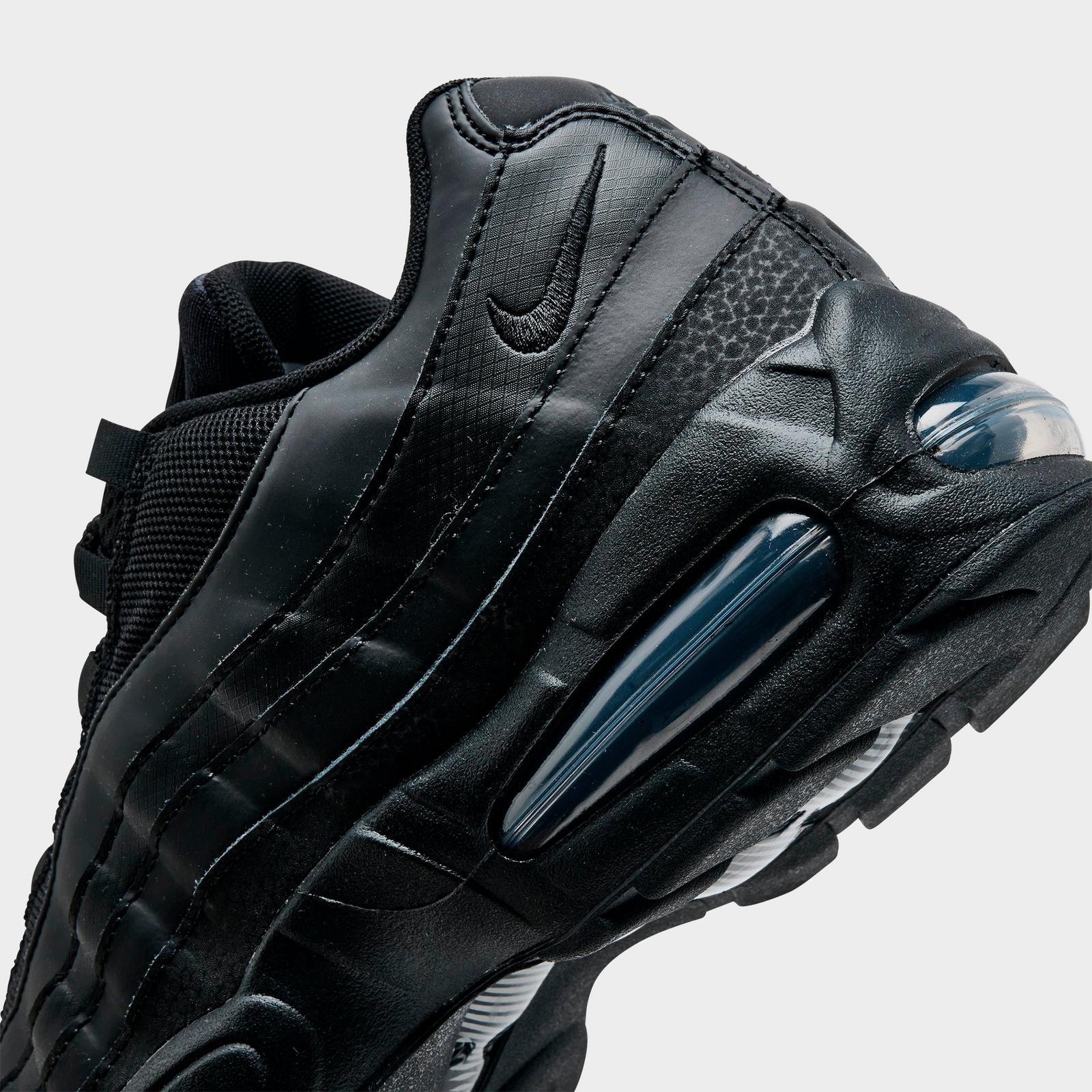 Men's Nike Air Max 95 Big Bubble Casual Shoes - Black/Black/Anthracite/Black