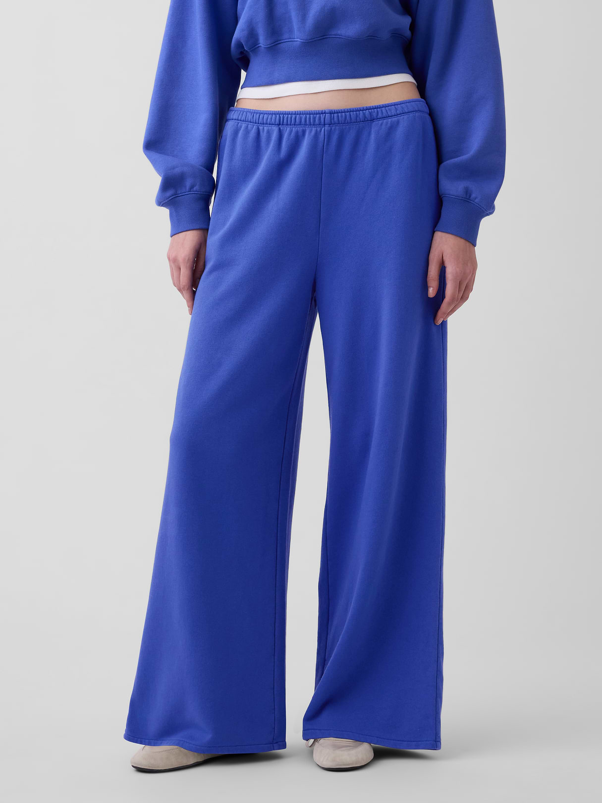 VintageSoft Baggy Sweatpants - Dazzling blue