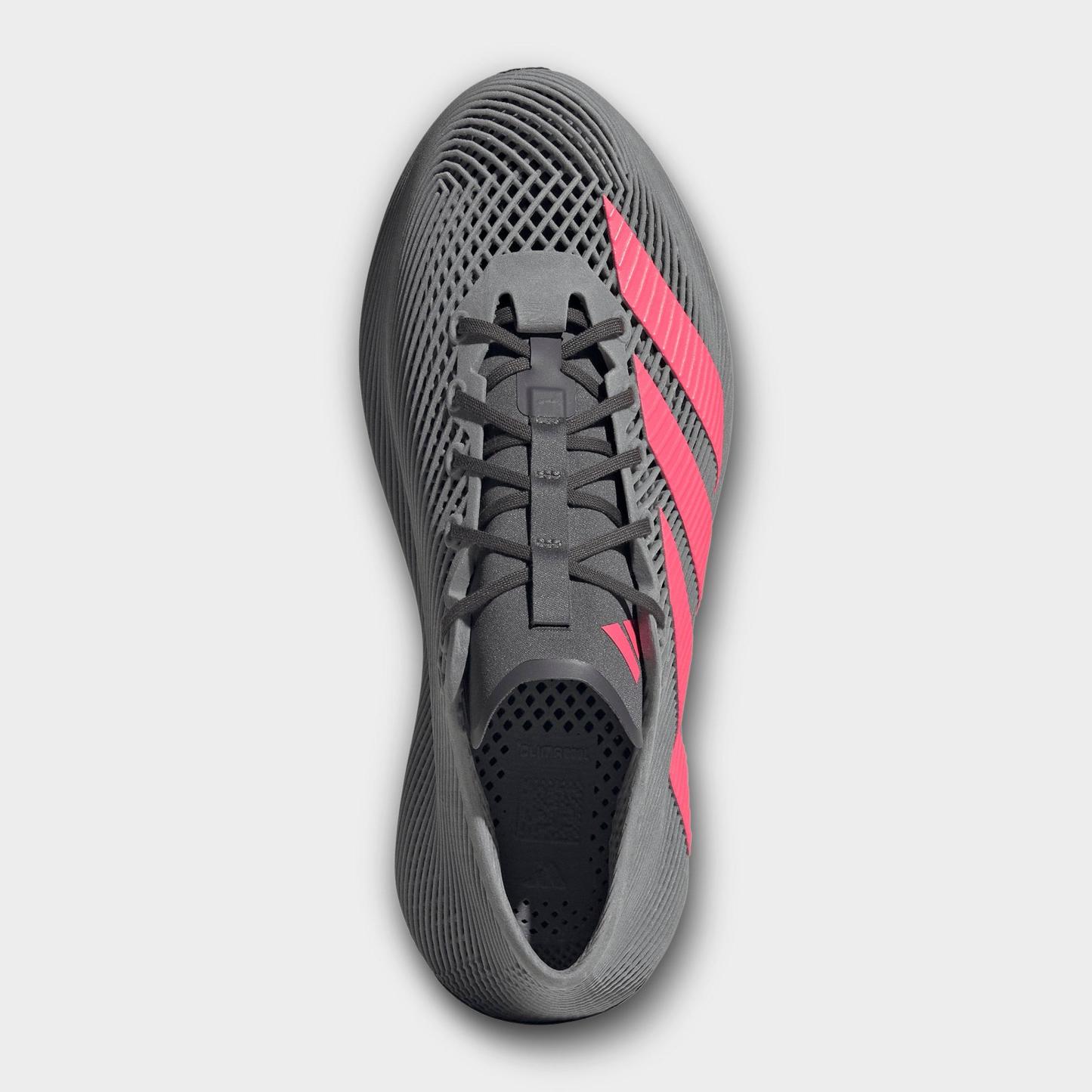 Men's adidas Climacool Laced Casual Shoes - Grey/Solar Turbo/Grey - Top view