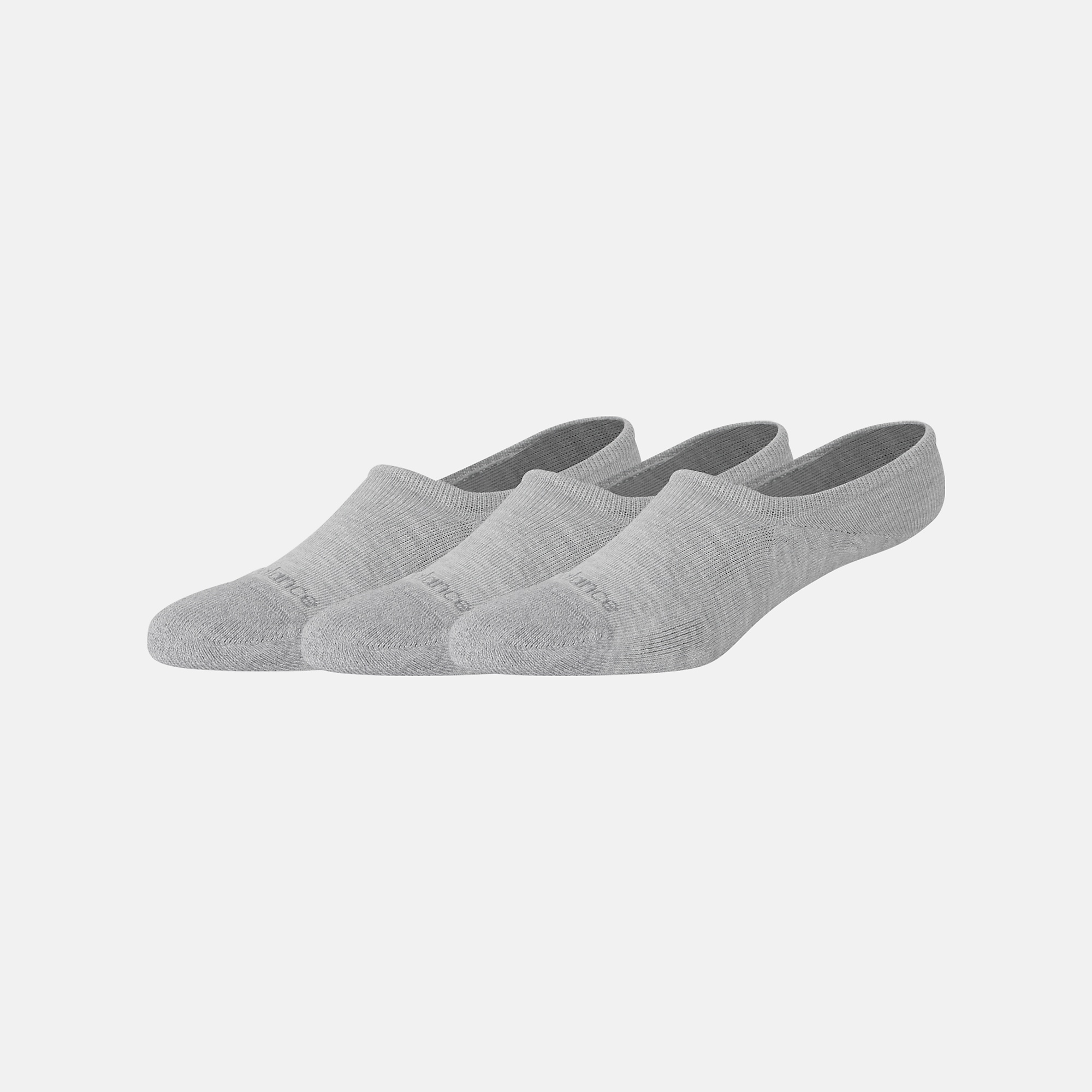 New Balance Active Invisible No Show Socks 3 Pack, LAS35209AGT