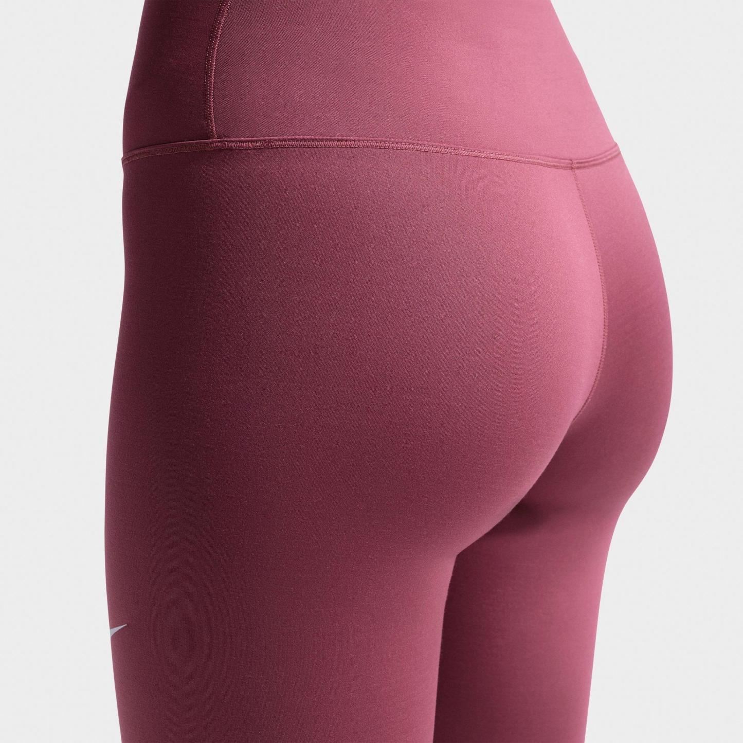 Women's Nithtke One Therma-FIT High-Waisted Full-Length Leggings - Pink Smoke/White