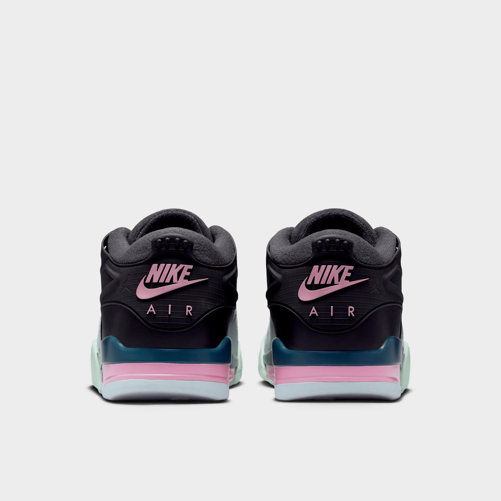 Men's Air Jordan 4 RM Casual Shoes - Anthracite/Barely Green/Jade Aura/Iced Carmine - view 4