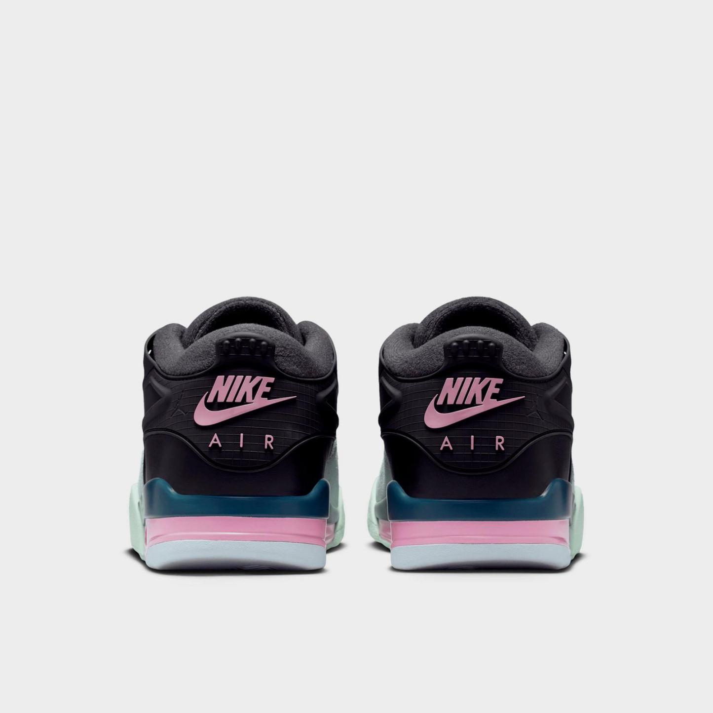 Men's Air Jordan 4 RM Casual Shoes - Anthracite/Barely Green/Jade Aura/Iced Carmine - view 4
