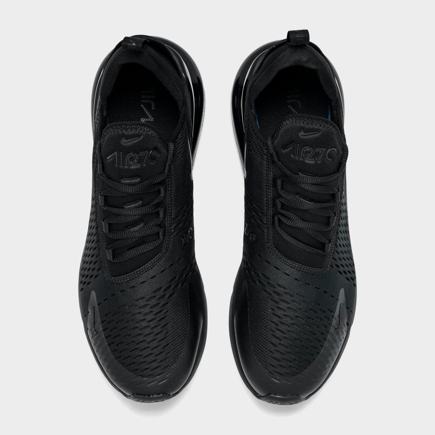 Men's Nithtke Air Max 270 Casual Shoes - Part 1 - Black/Black/Black - Top view