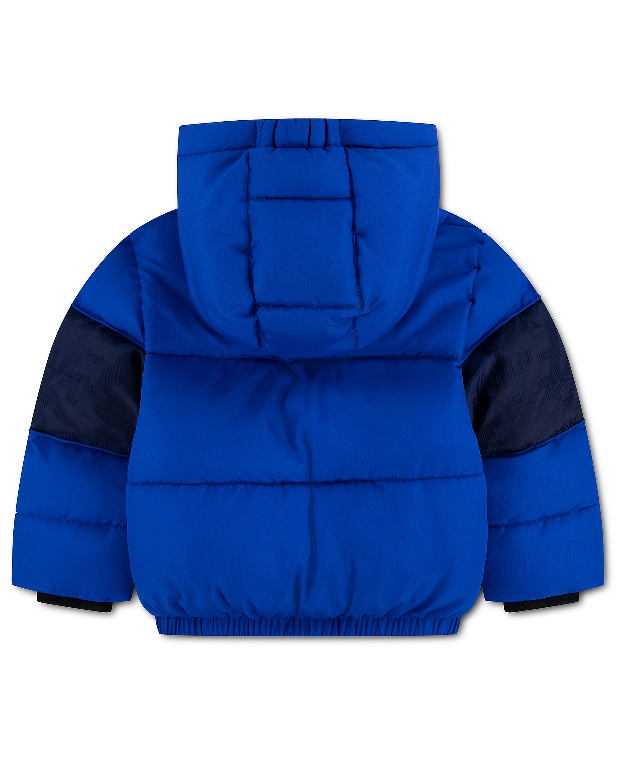 Nike Boys' 4-7 Jacquard Logo Mixed Media Puffer Jacket - Game Royal