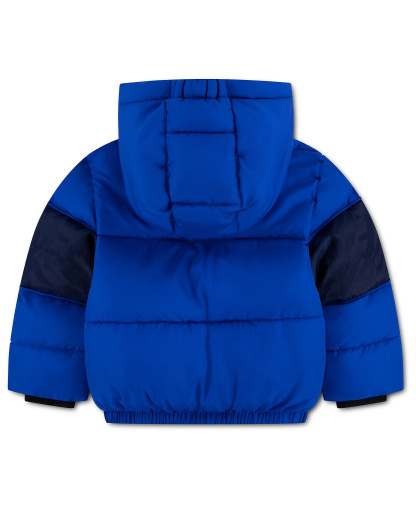Nike Boys' 4-7 Jacquard Logo Mixed Media Puffer Jacket - Game Royal