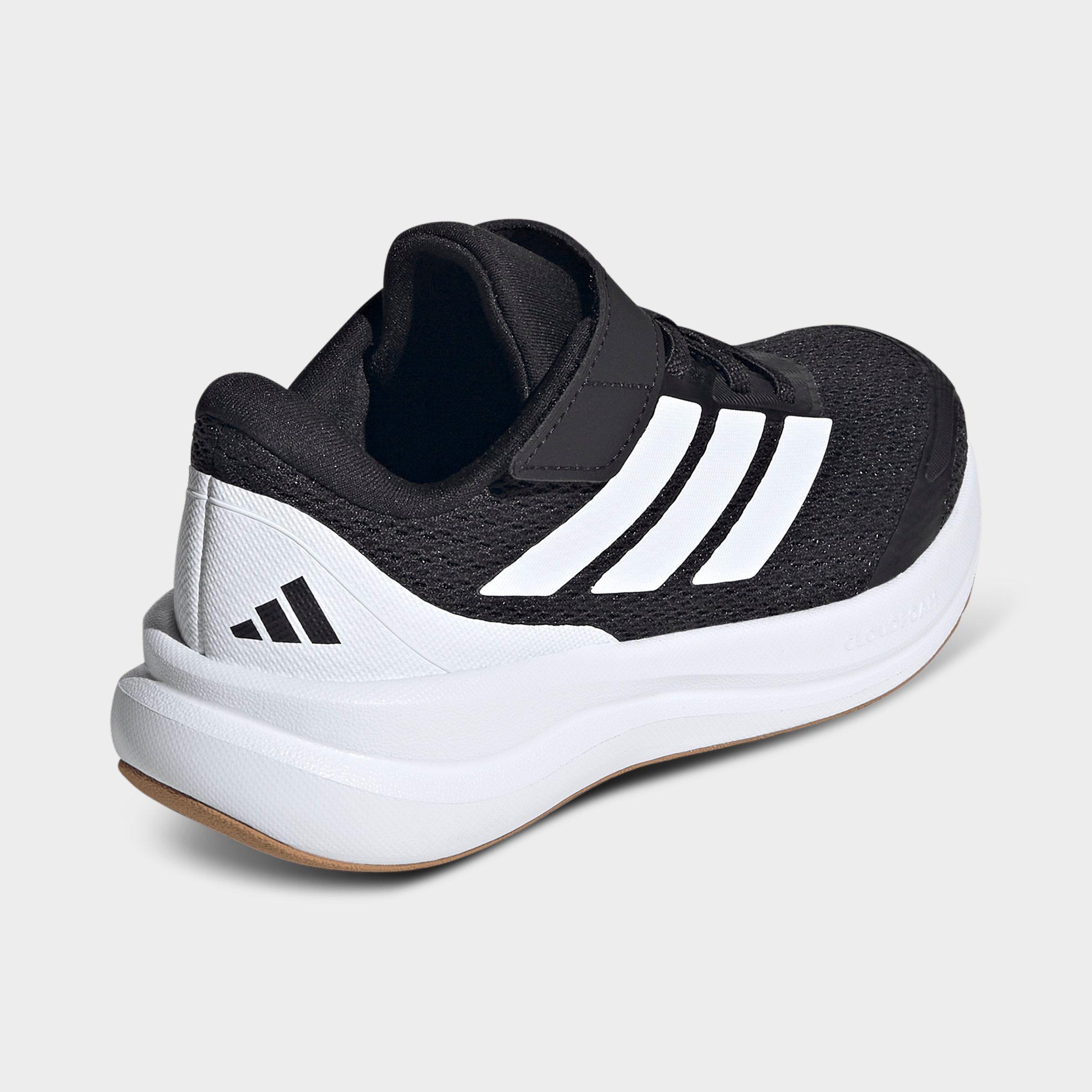 Little Kids' adidas Runfalcon 6 Hook-And-Loop Stretch Lace Casual Shoes - Core black/Cloud White/Core Black - Back view