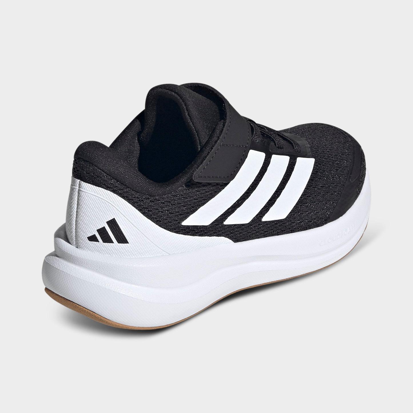 Little Kids' adidas Runfalcon 6 Hook-And-Loop Stretch Lace Casual Shoes - Core black/Cloud White/Core Black - Back view