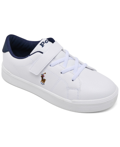 Polo Ralph Lauren Little Kids Sutton Stay-Put Fastening Strap Casual Sneakers from Finish Line - Multi