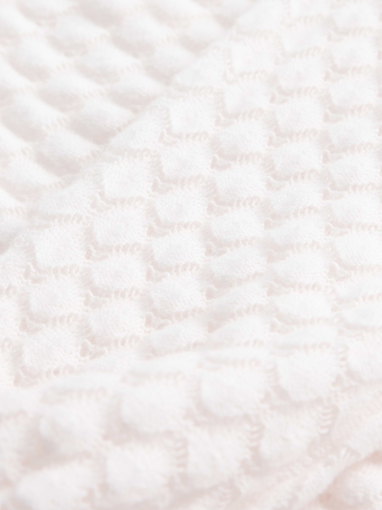 CashSoft Crop Cardigan - Ivory frost