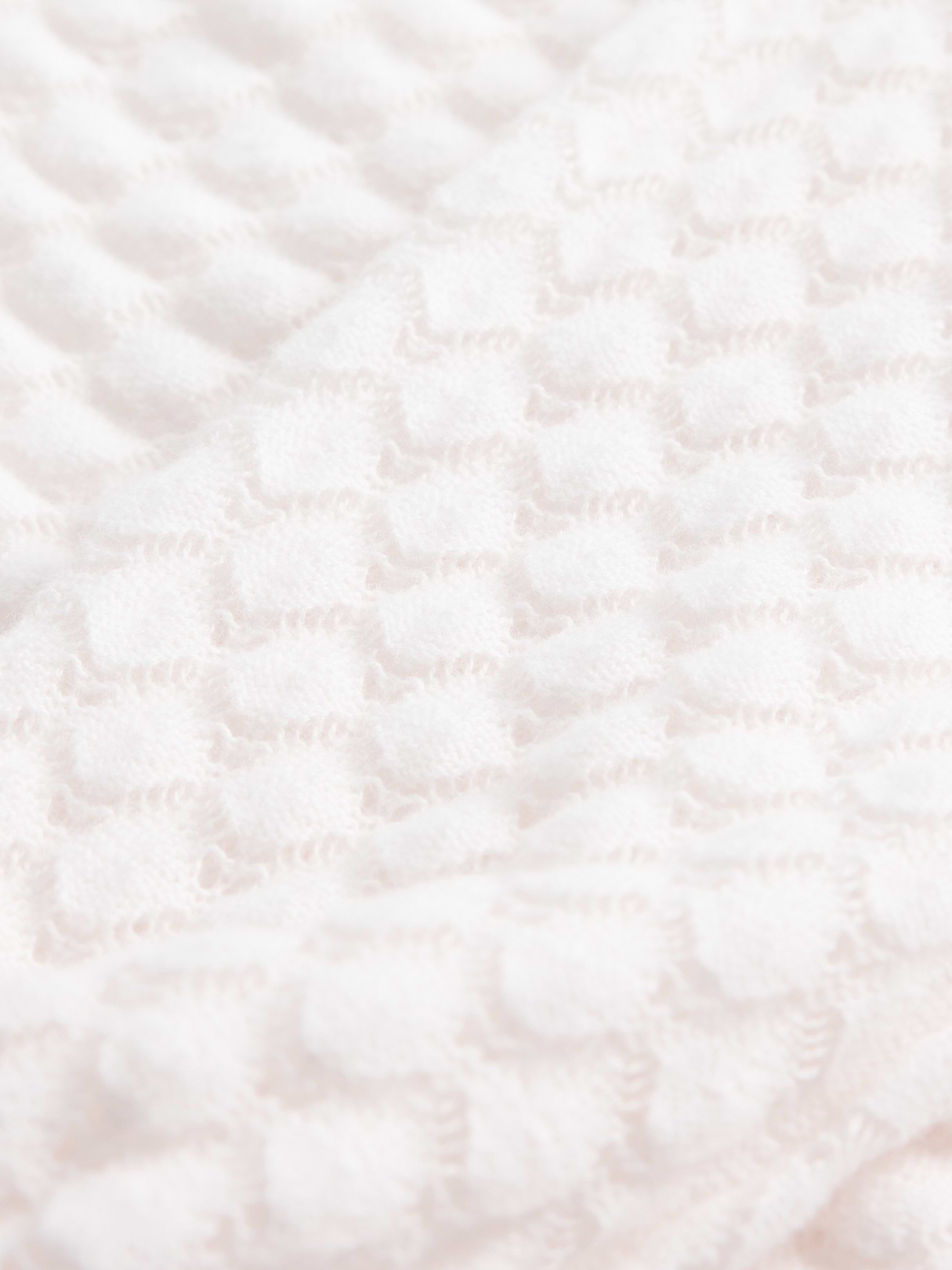 CashSoft Crop Cardigan - Ivory frost