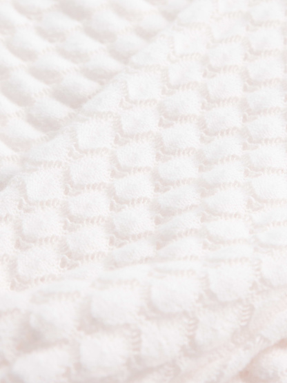 CashSoft Crop Cardigan - Ivory frost